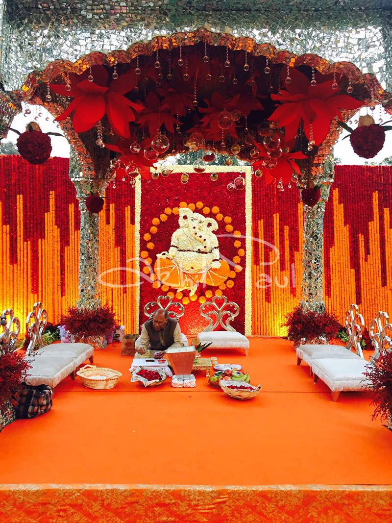 Amazing Outside Wedding Decorations by Akhil Paul